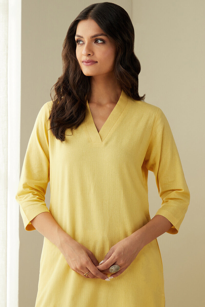 Roza Seher Yellow Kurta