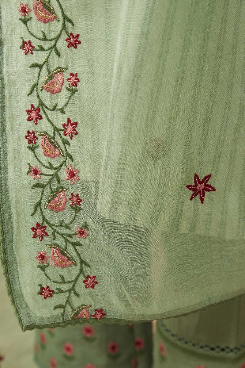 Gulbarg Faheema Cotton Silk Dupatta