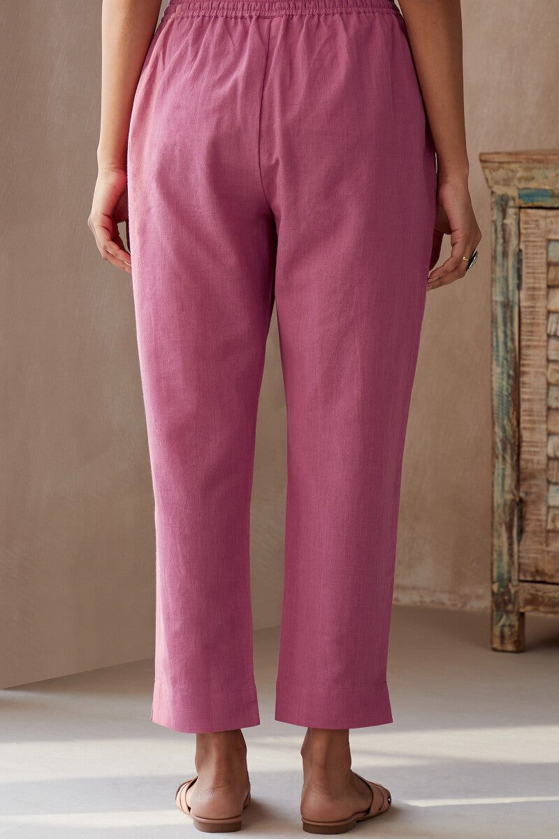 Roza Seher Pink Narrow Pants