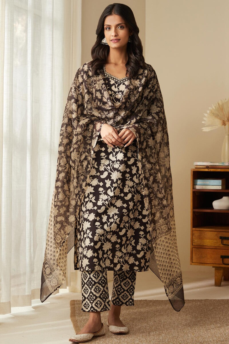 Roza Farah Bagru Kurta