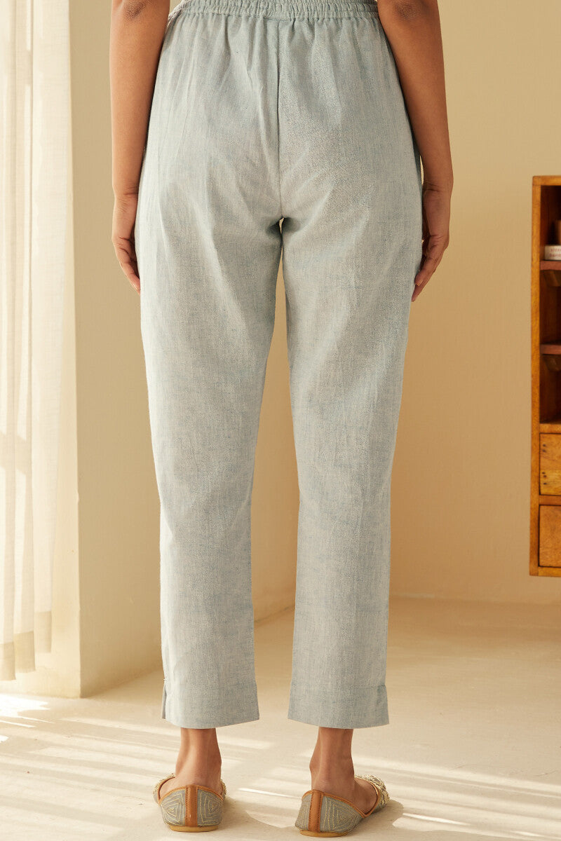 Roza Seher Blue Narrow Pants