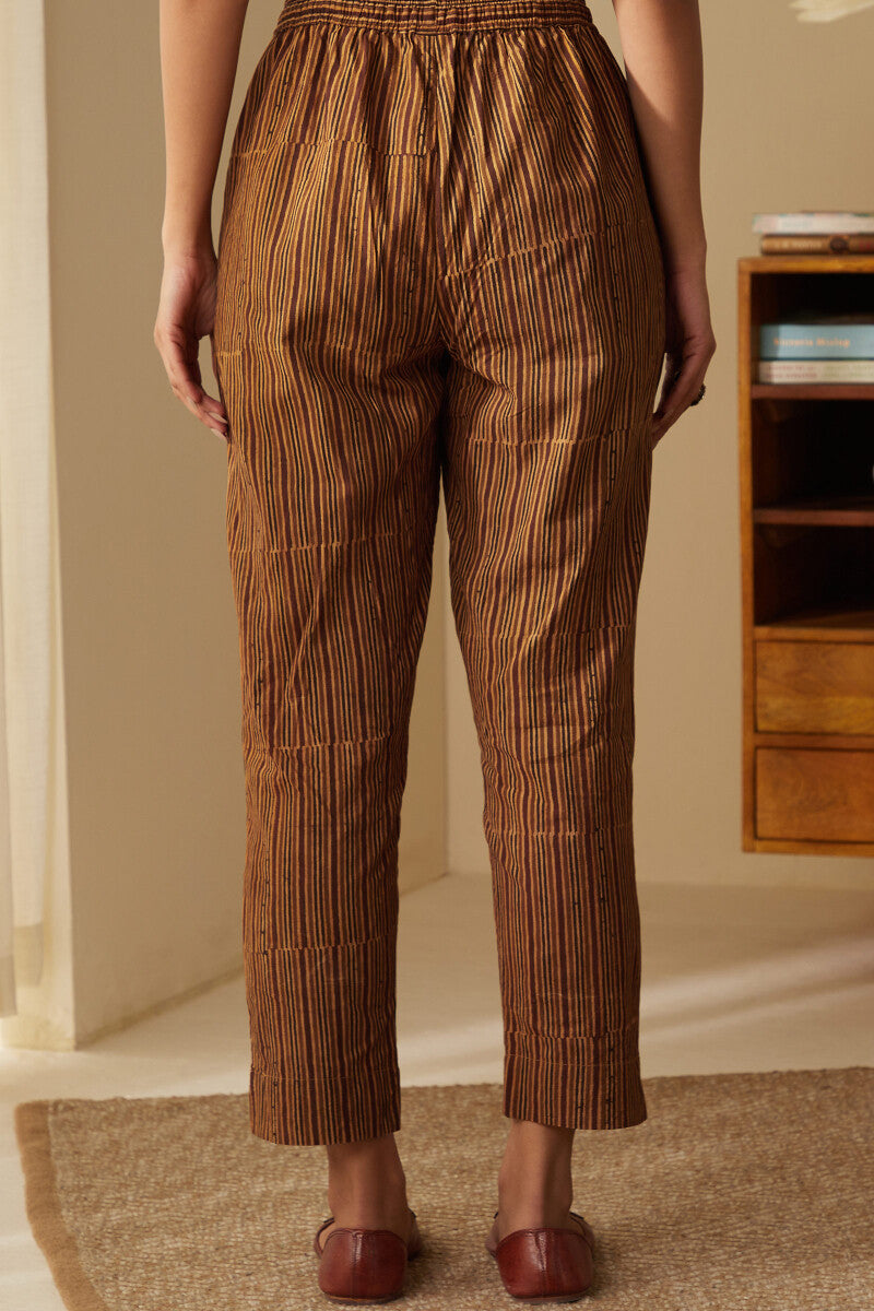 Sehra Yasmine Ajrak Narrow Pants