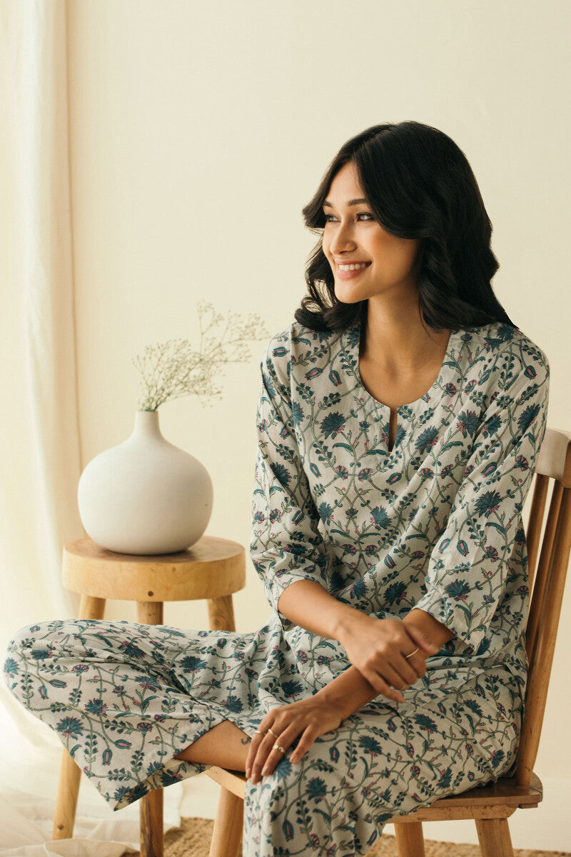 Gulbarg Maira Sanganeri Loungewear Set