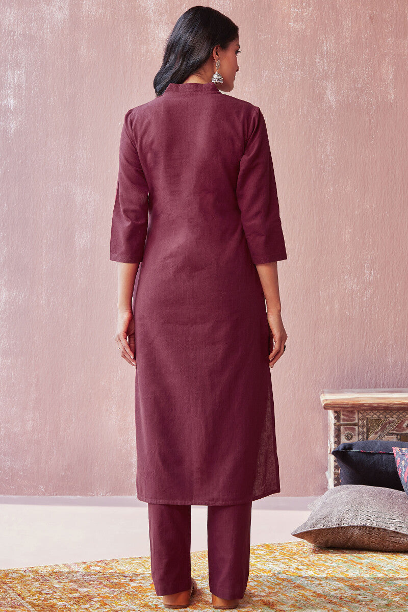 Roza Seher Persian Red Kurta