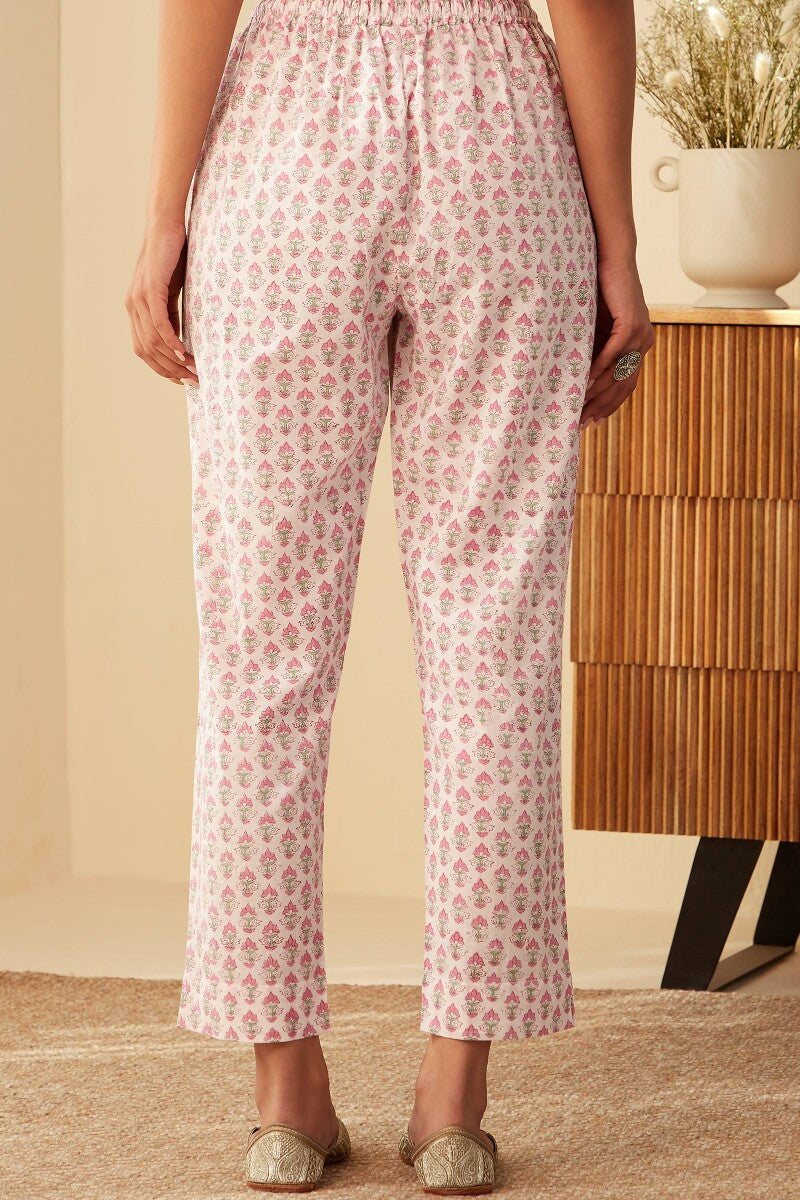 Rosheen Niyamat Sanganeri Narrow Pants