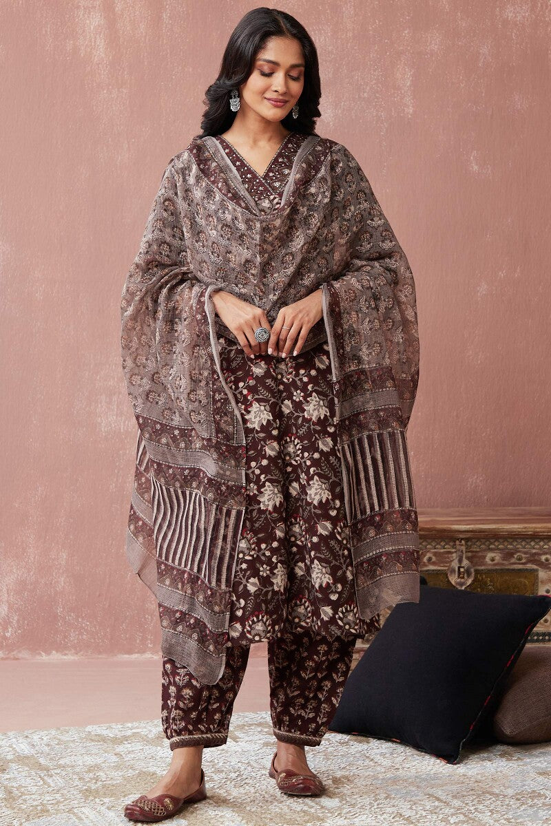 Sehra Afra Bagru Kurta