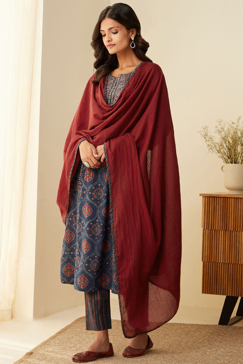 Sehra Zoya Ajrak Narrow Pants