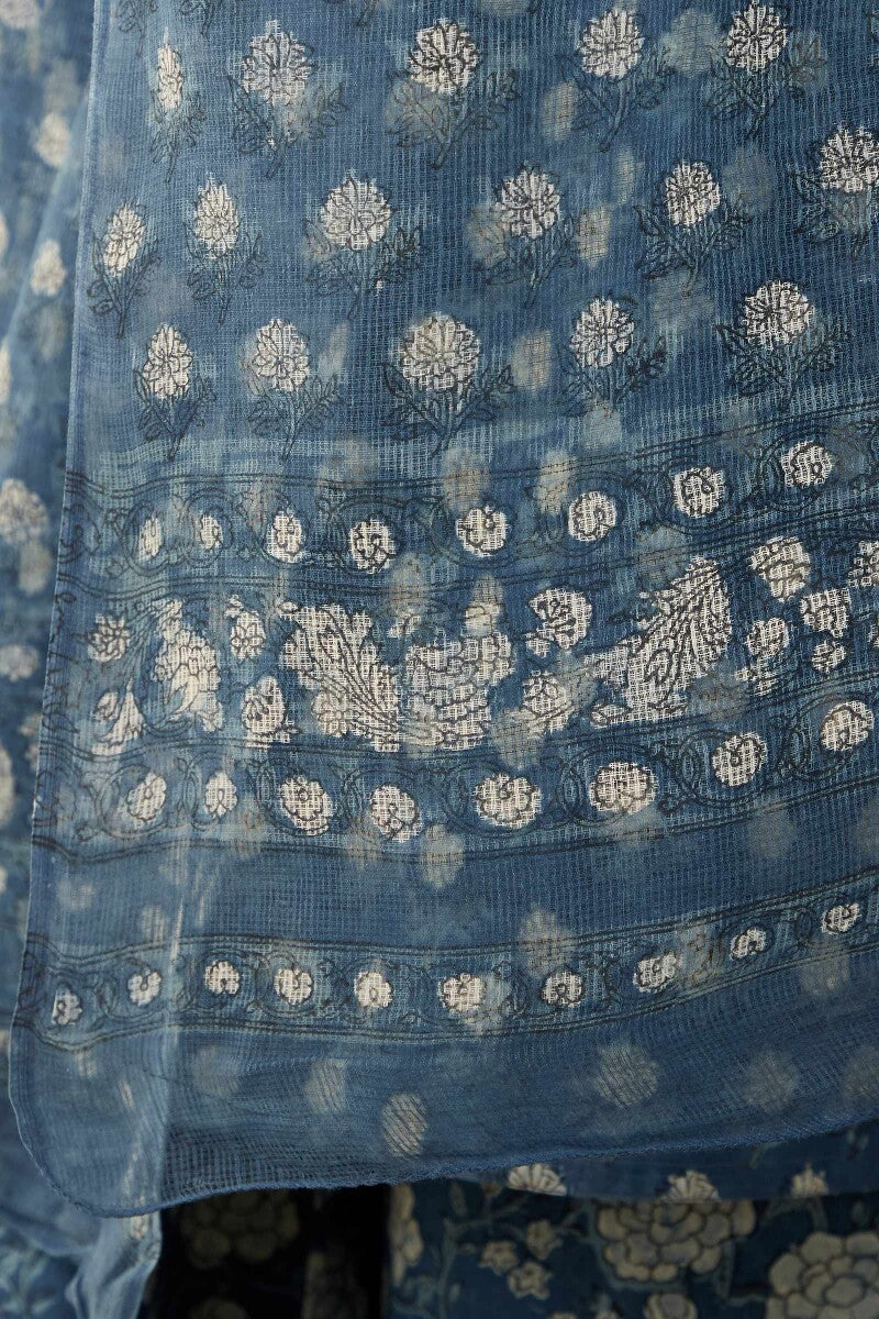 Sehra Zoya Indigo Dupatta