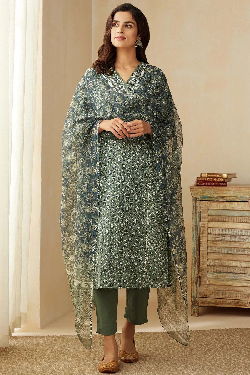 Sehra Fizah Bagru Kurta