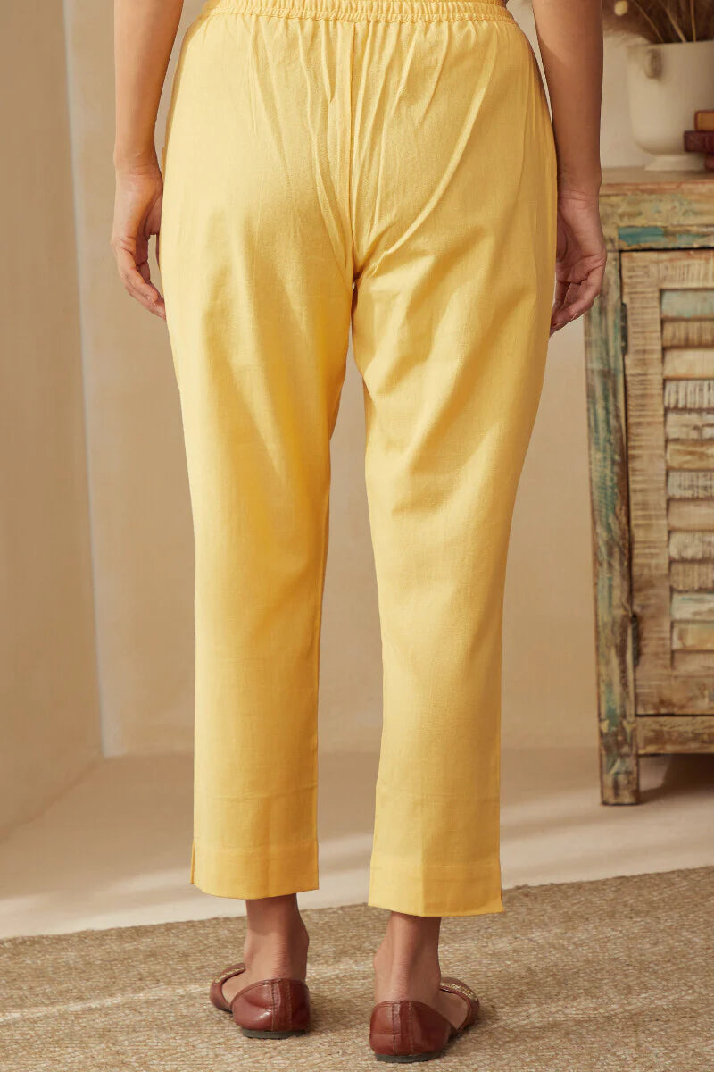 Roza Zoya Yellow Narrow Pants