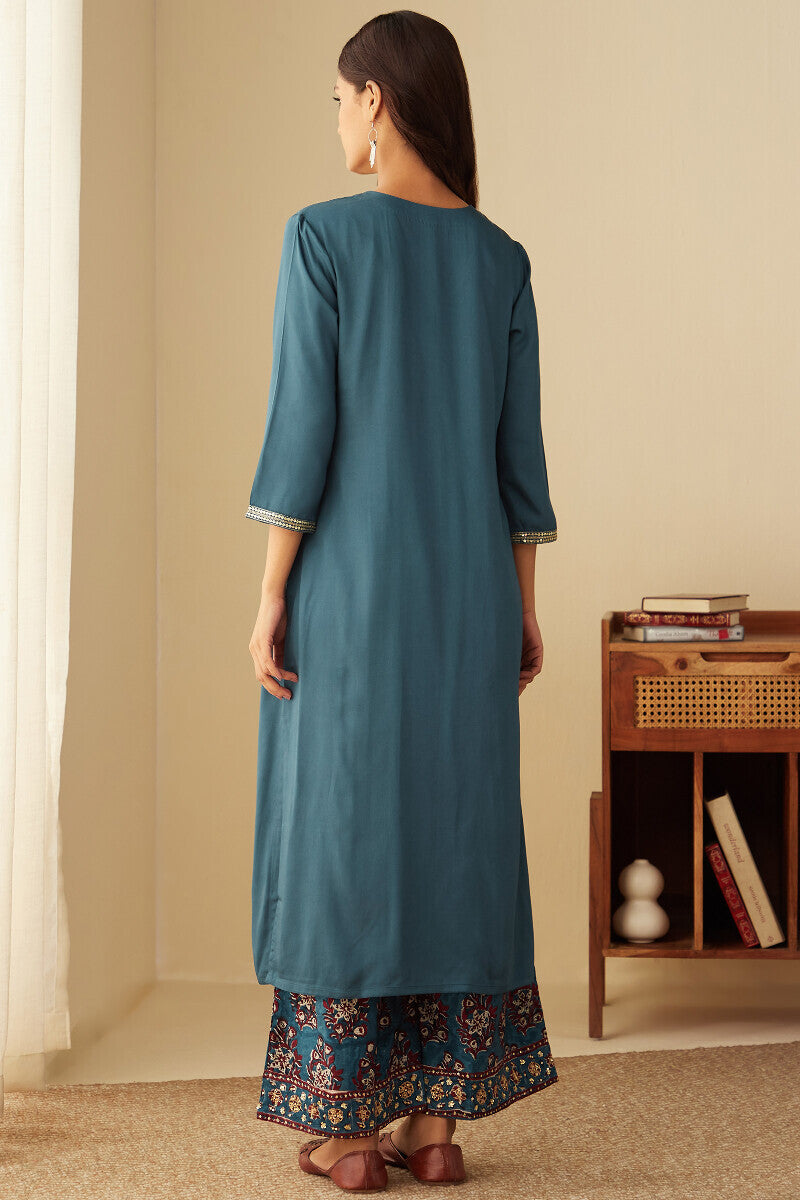 Mehrunissa Seher Blue Kurta