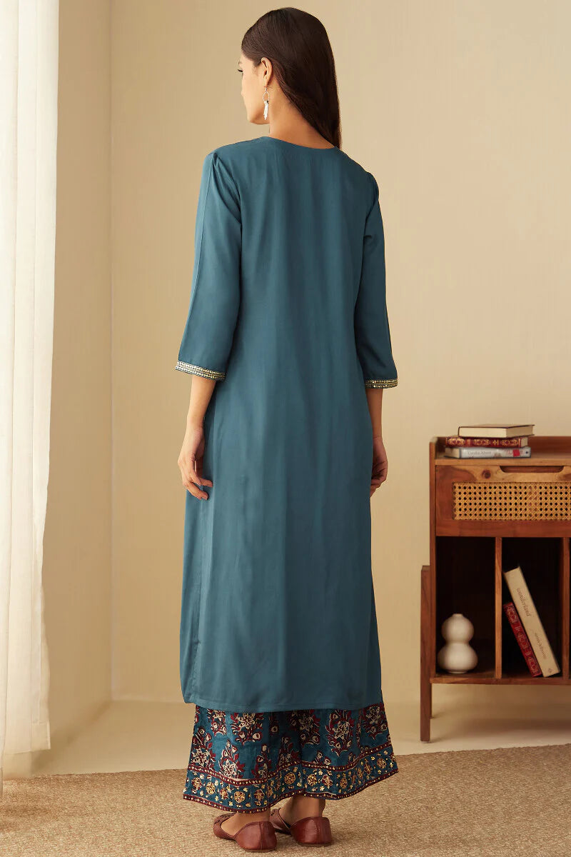 Mehrunissa Seher Blue Kurta