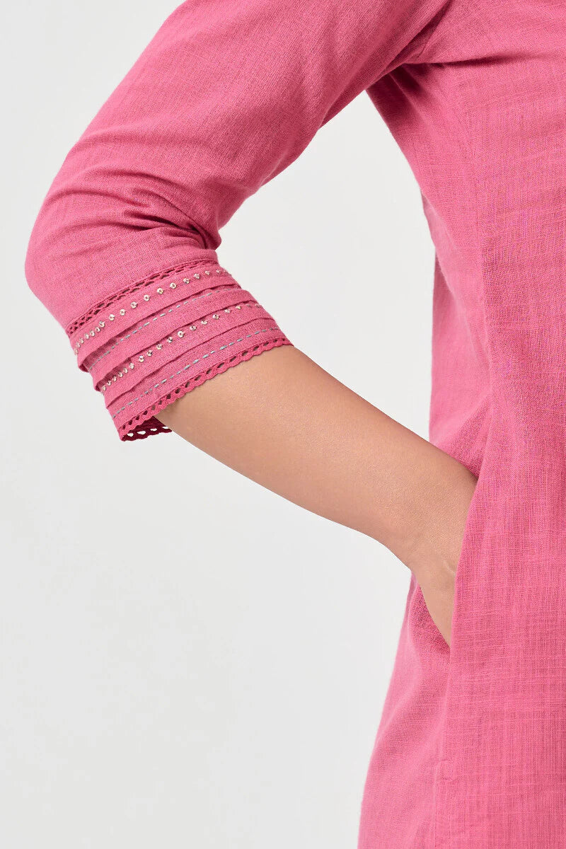 Surplus: Roza Zara Candy Pink Kurta