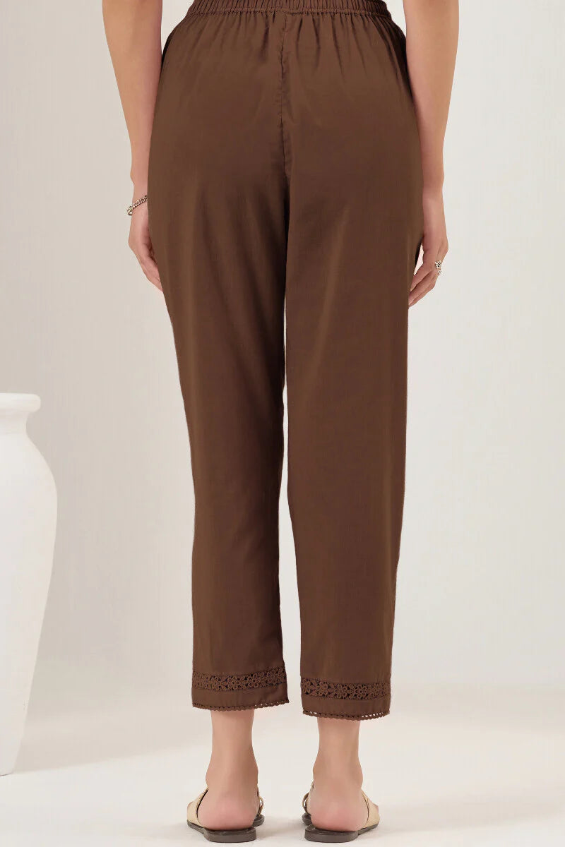 Surplus: Roza Seher Brown Narrow Pants