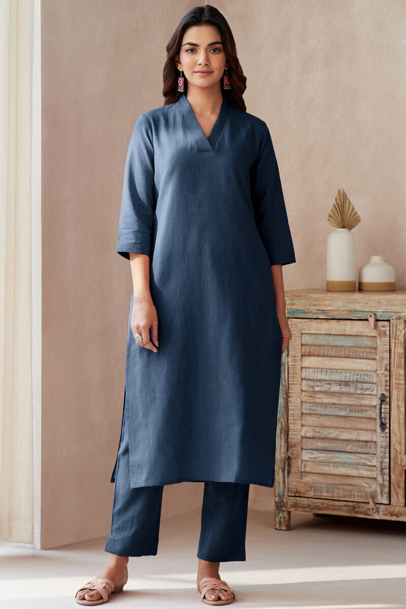 Roza Seher Twilight Blue Kurta