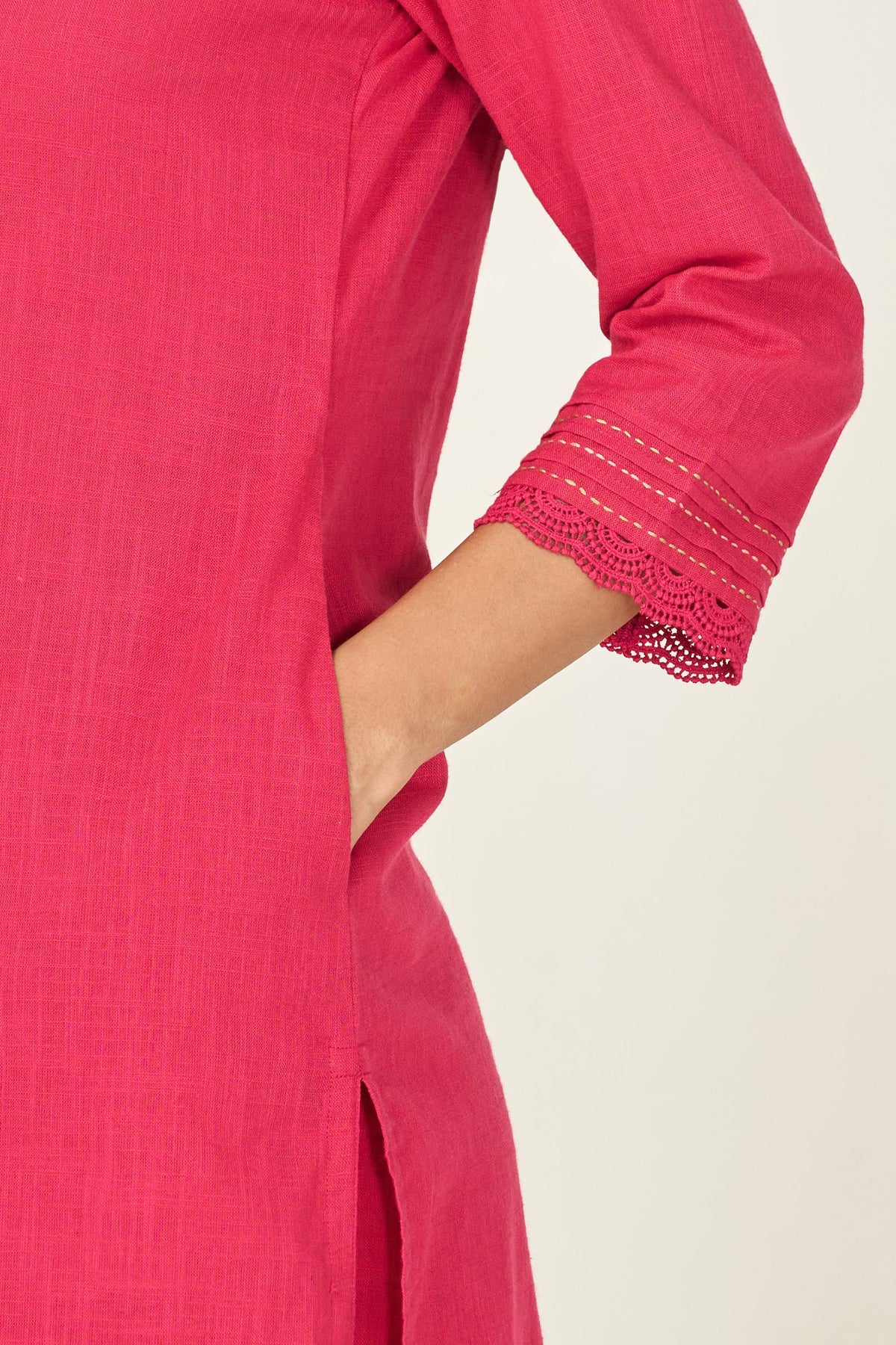 Roza Mira Fuchsia Kurta