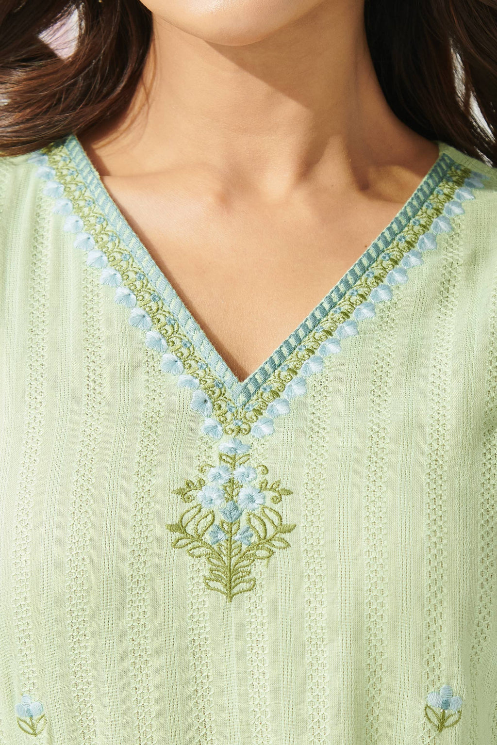 Mehraab Amira Green Kurta