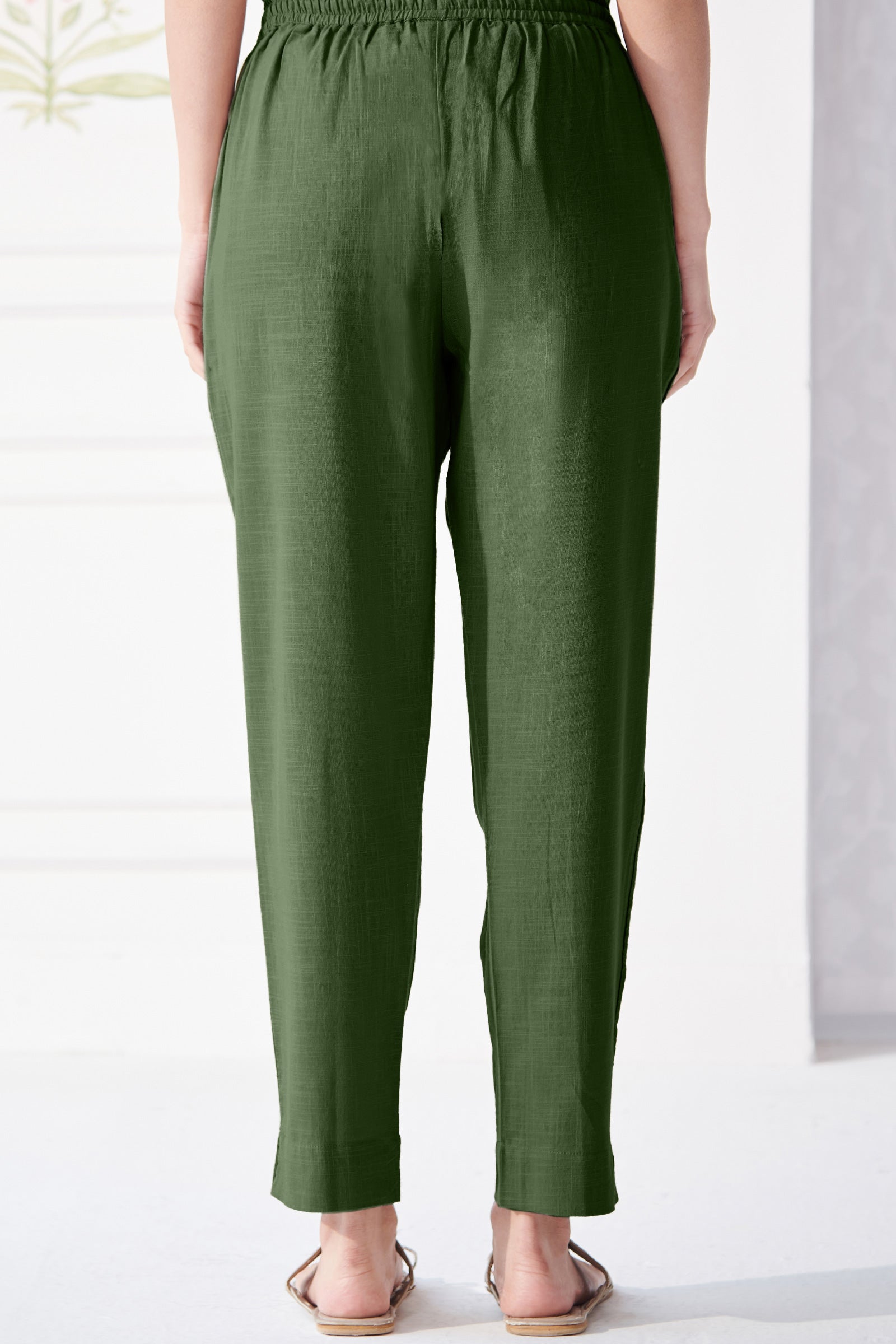 Surplus: Roza Tara Forest Green Narrow Pants