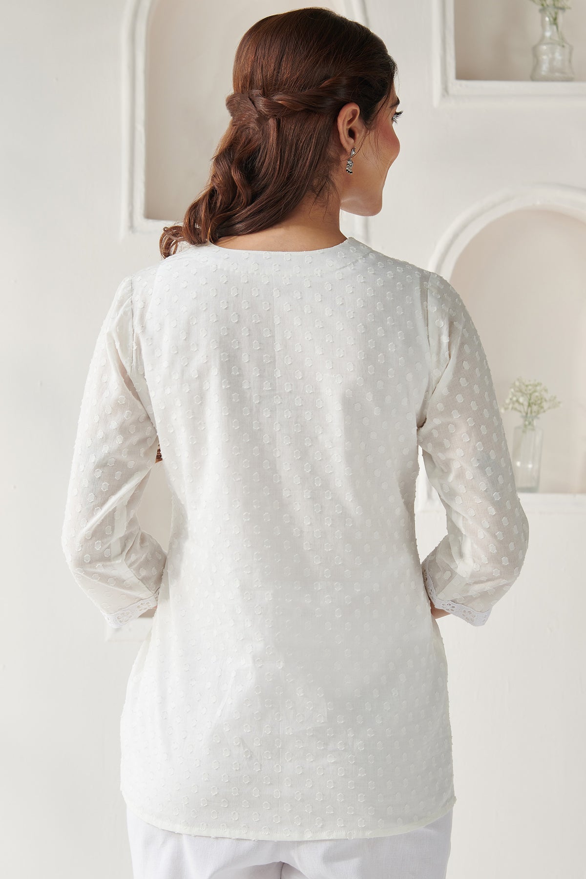 Mumtaz Samara White Top