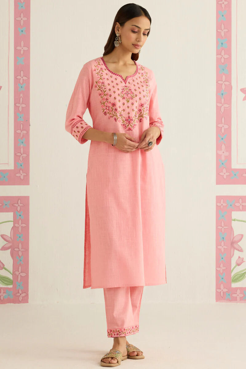 Surplus: Mehraab Mahi Pink Kurta