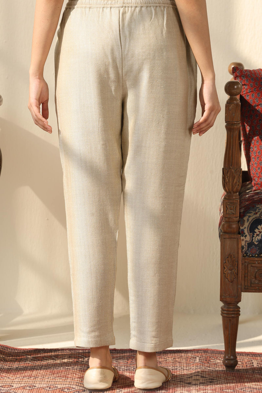 Naadirah Zainab Faux Wool Narrow Pants