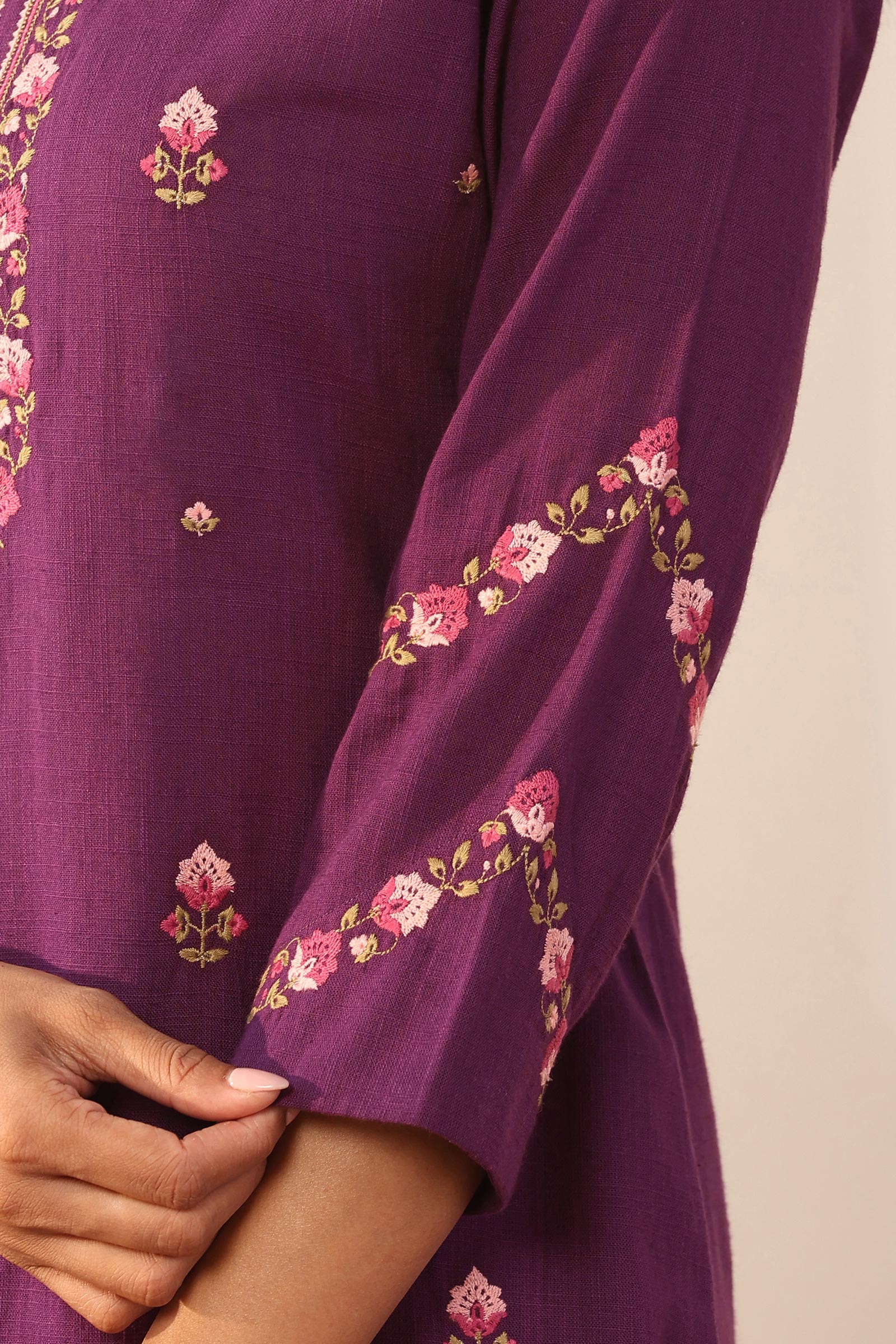 Surplus: Mehraab Rahida Purple Kurta
