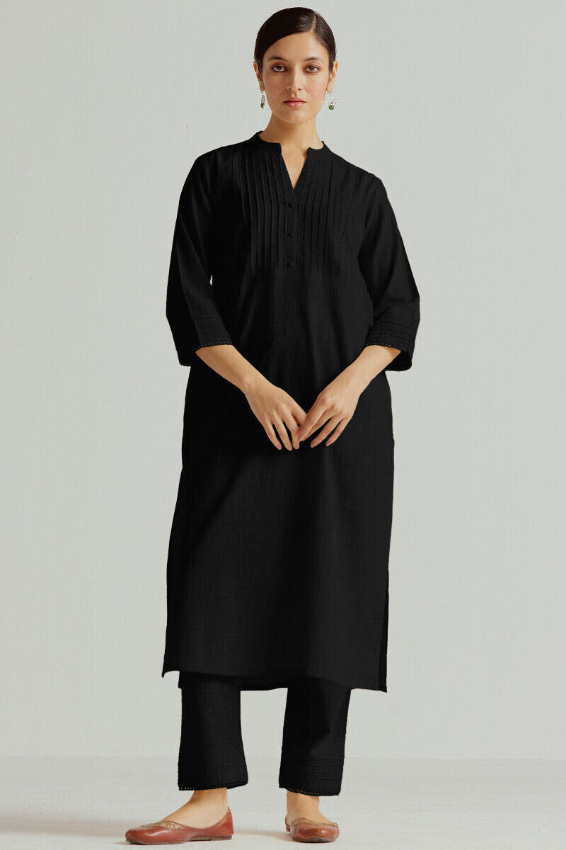 Roza Saaima Black Narrow Pants