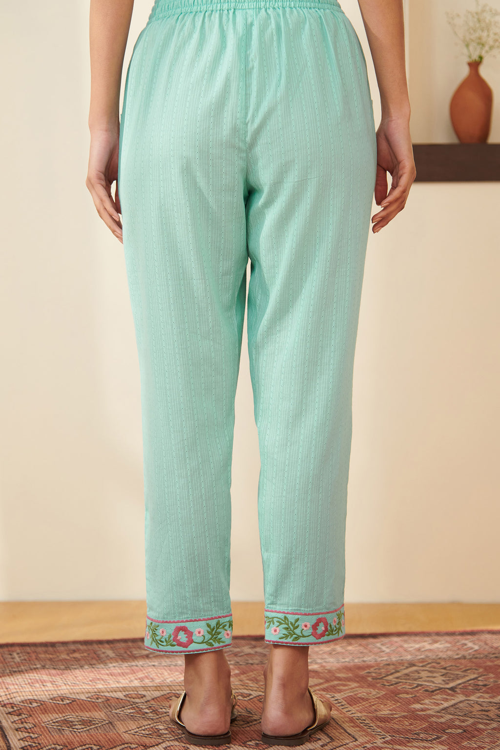 Mehraab Reema Blue Narrow Pants