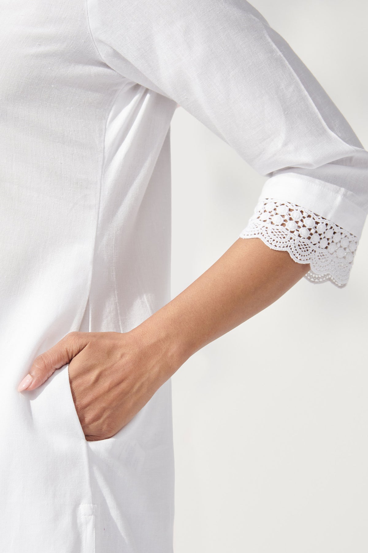 Roza Rahima White Kurta