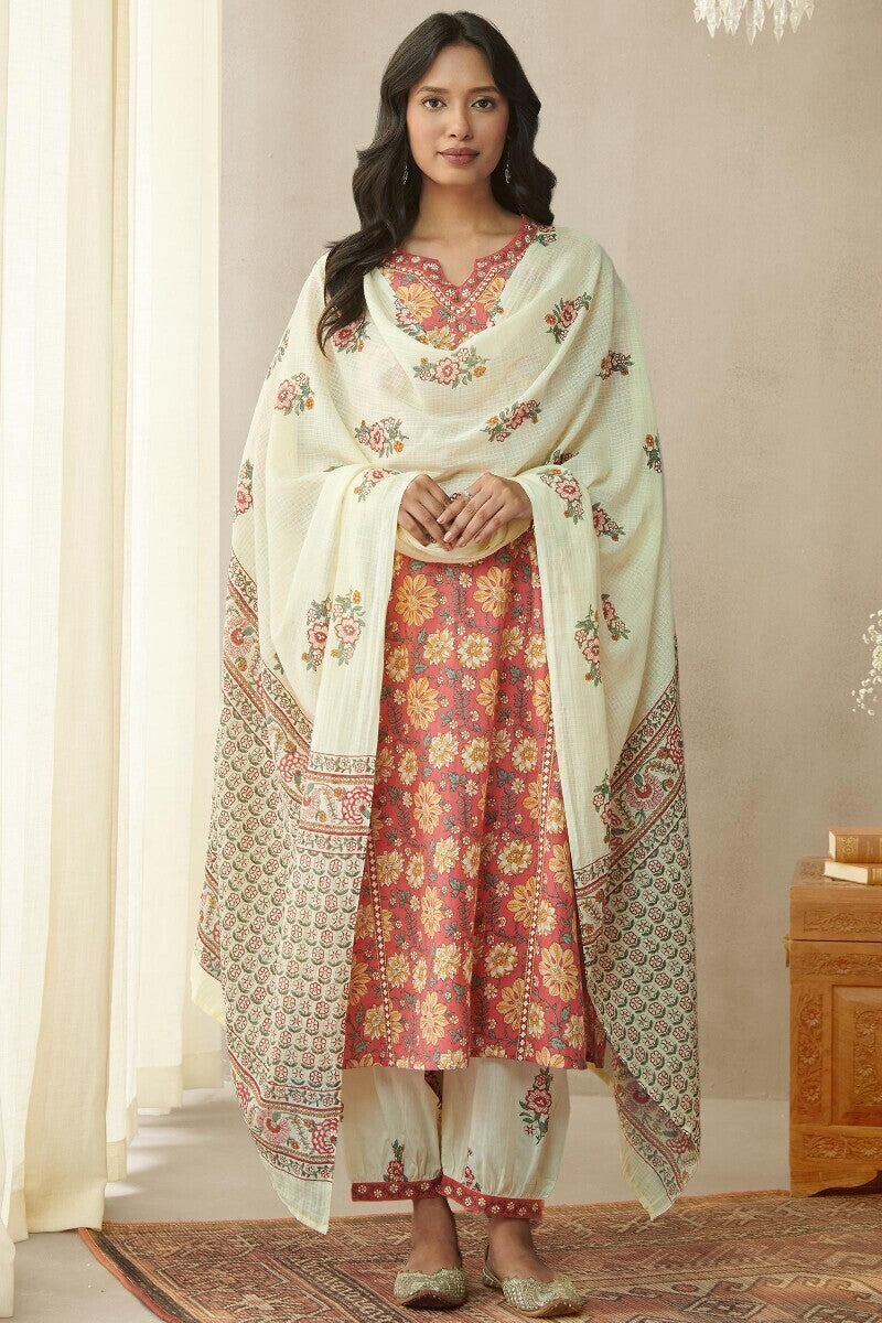 Gulshan Bagh Siya Sanganeri Dupatta