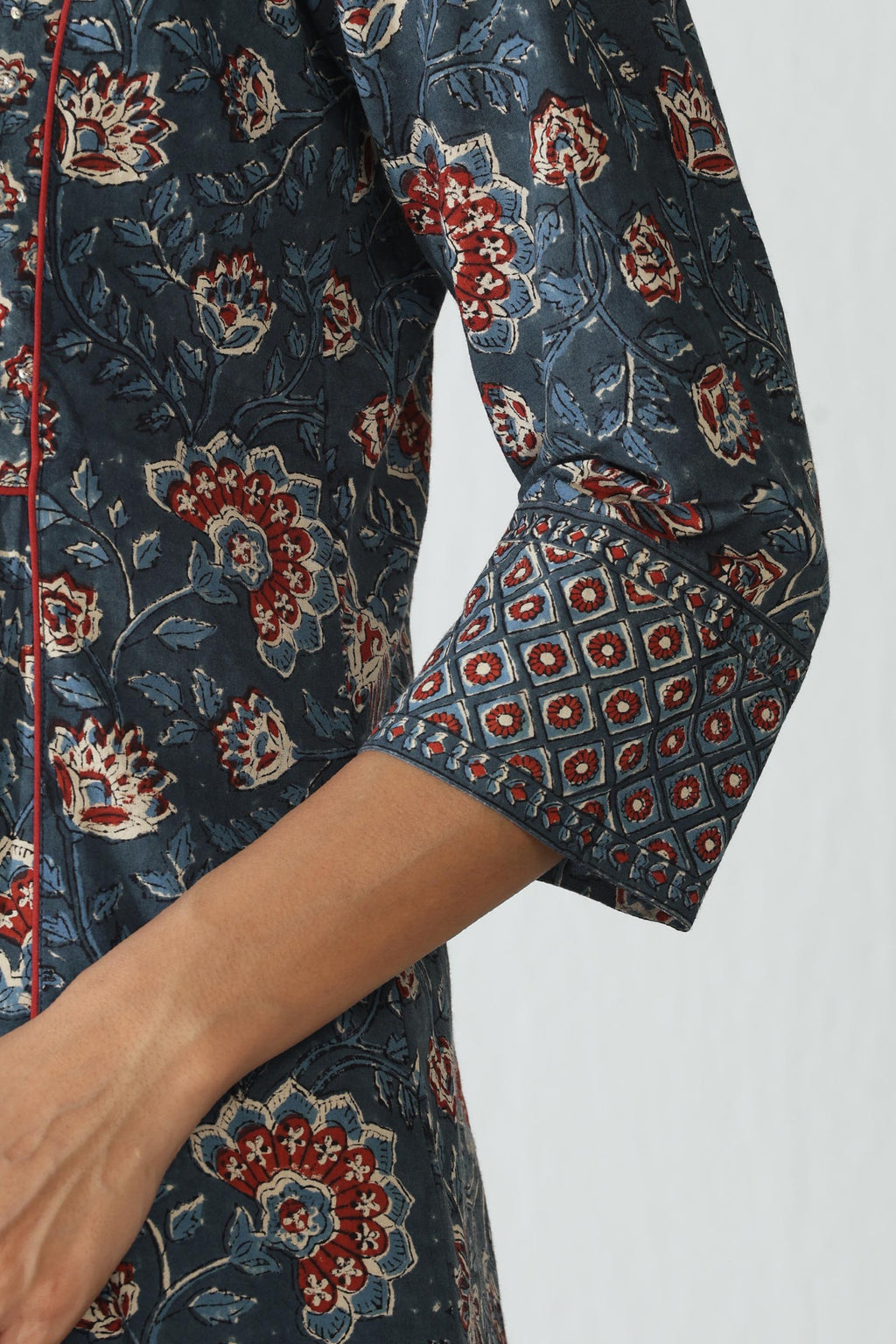 Sehra Afsana Bagru Kurta