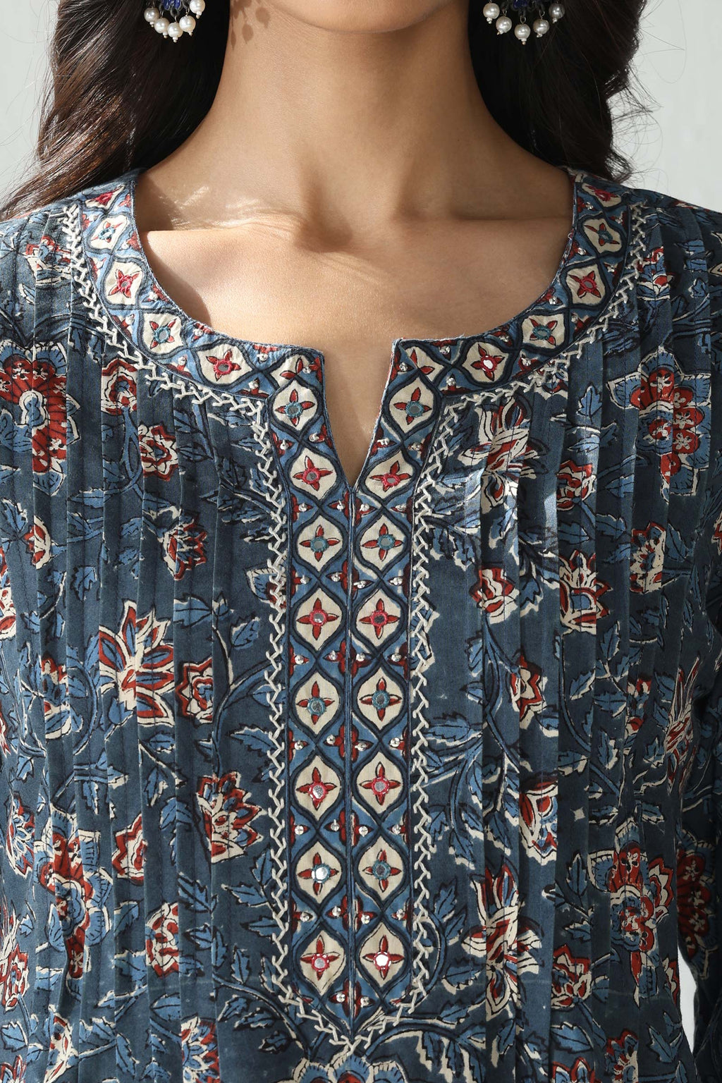 Sehra Yasmina Bagru Kurta