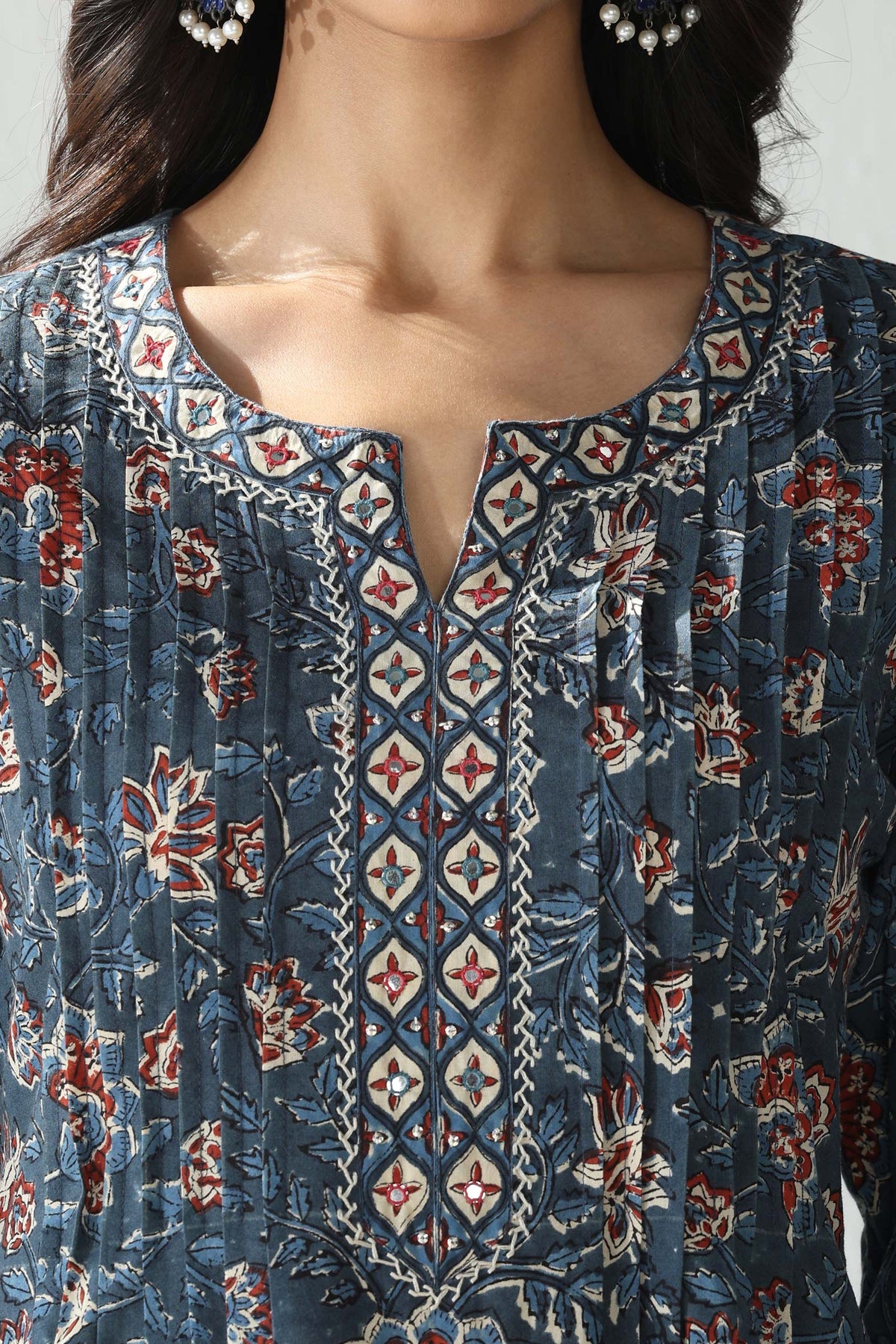 Sehra Yasmina Bagru Kurta