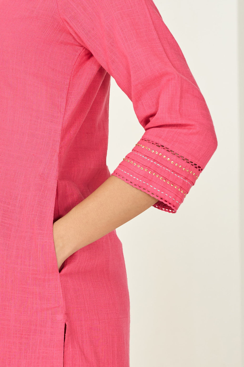 Surplus: Roza Zara Pink Kurta