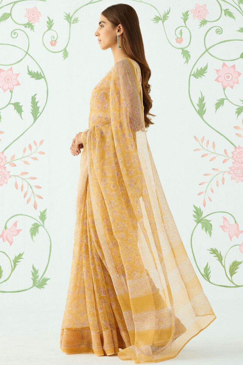 Gul Bano Ferozah Kota Silk Saree