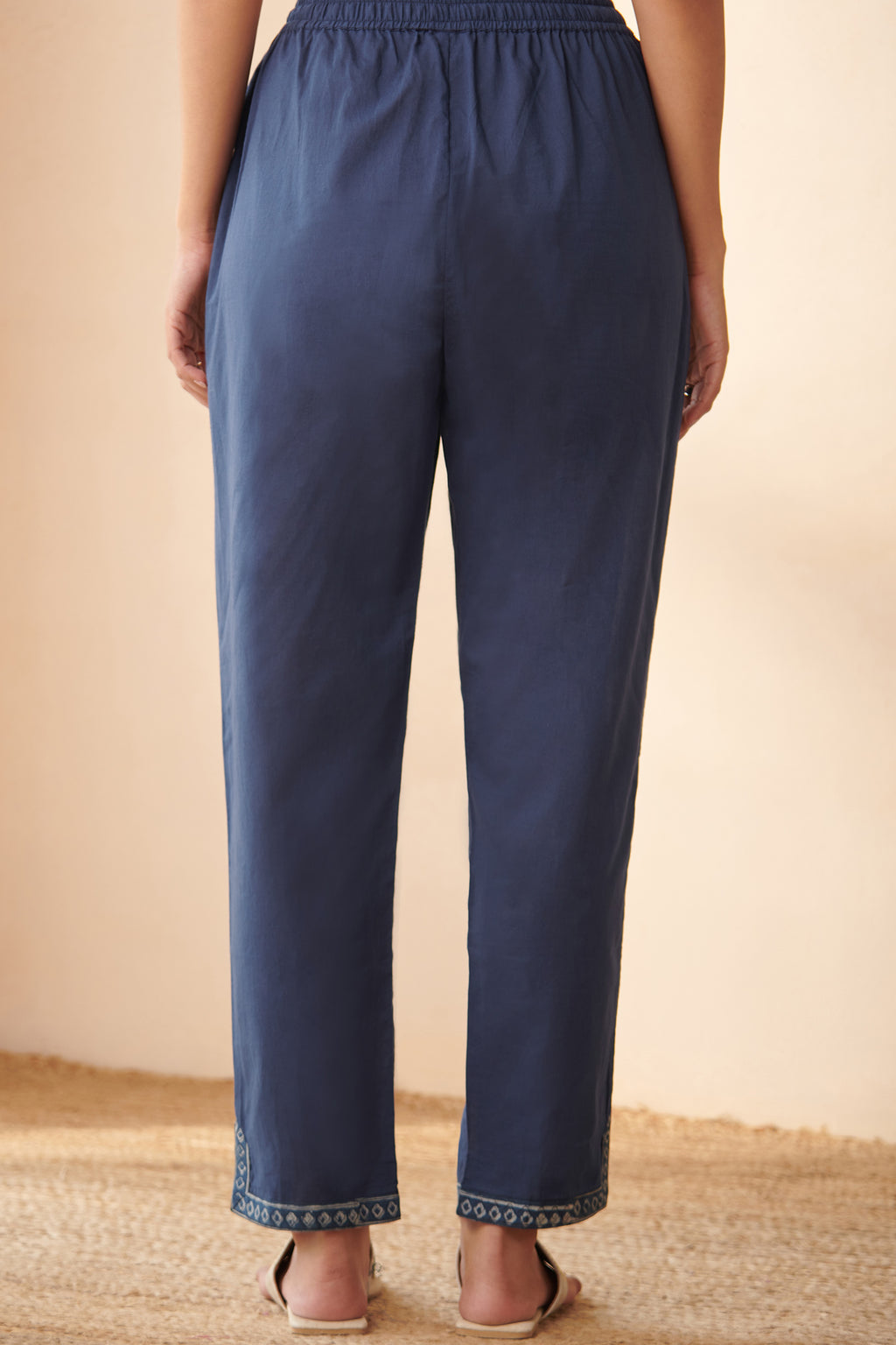 Sehra Zahira Bagru Dabu Narrow Pants
