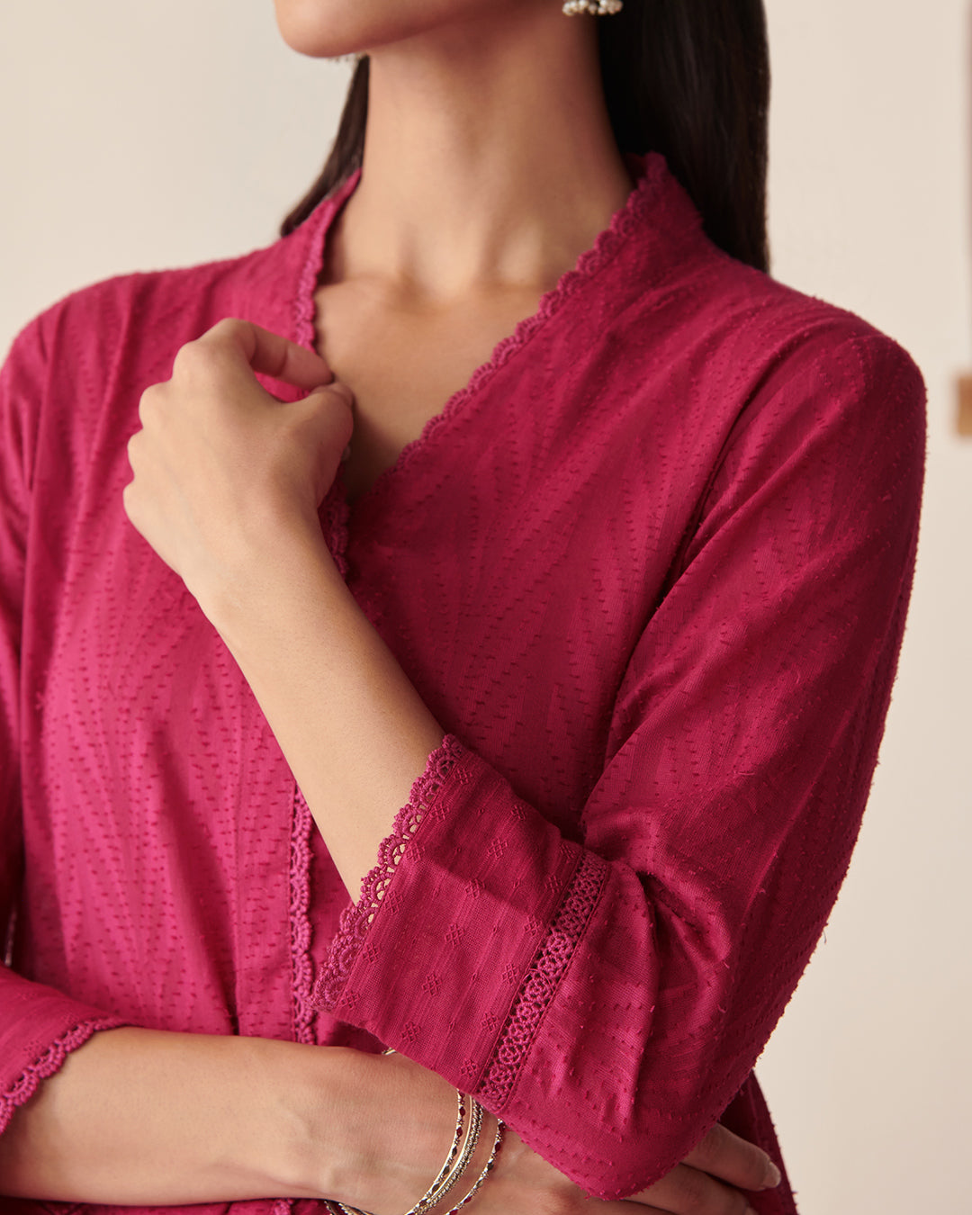 Roza Naimat Rani Pink Kurta