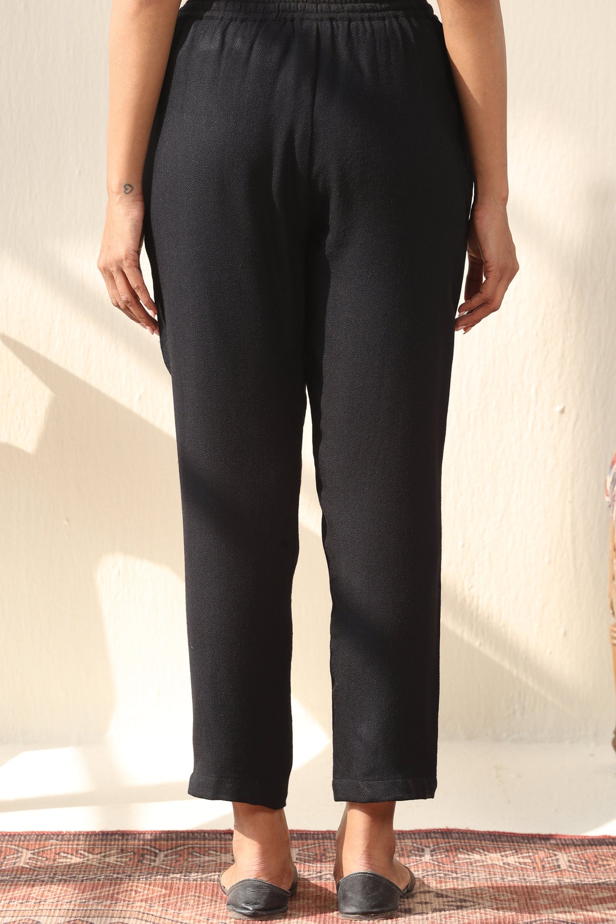 Naadirah Rumaisa Faux Wool Narrow Pants