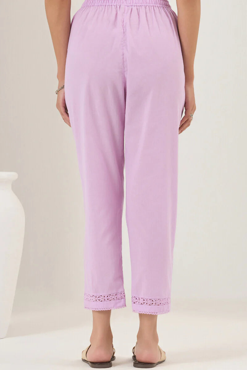 Surplus: Roza Seher Lilac Narrow Pants