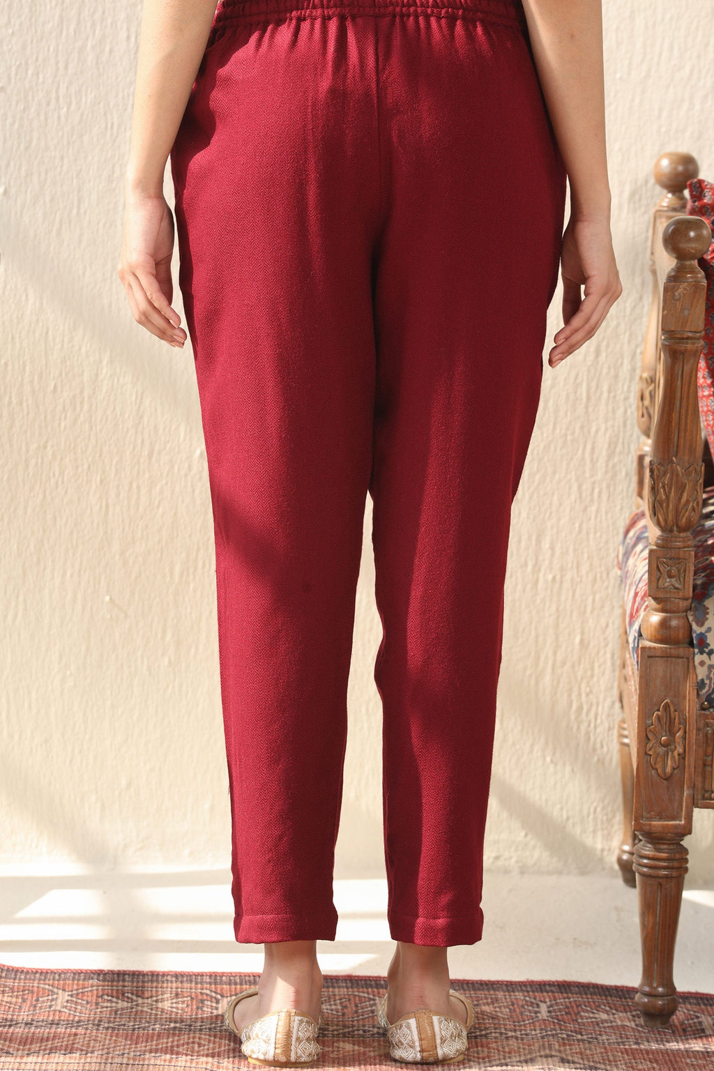Surplus: Naadirah Maheen Faux Wool Narrow Pants