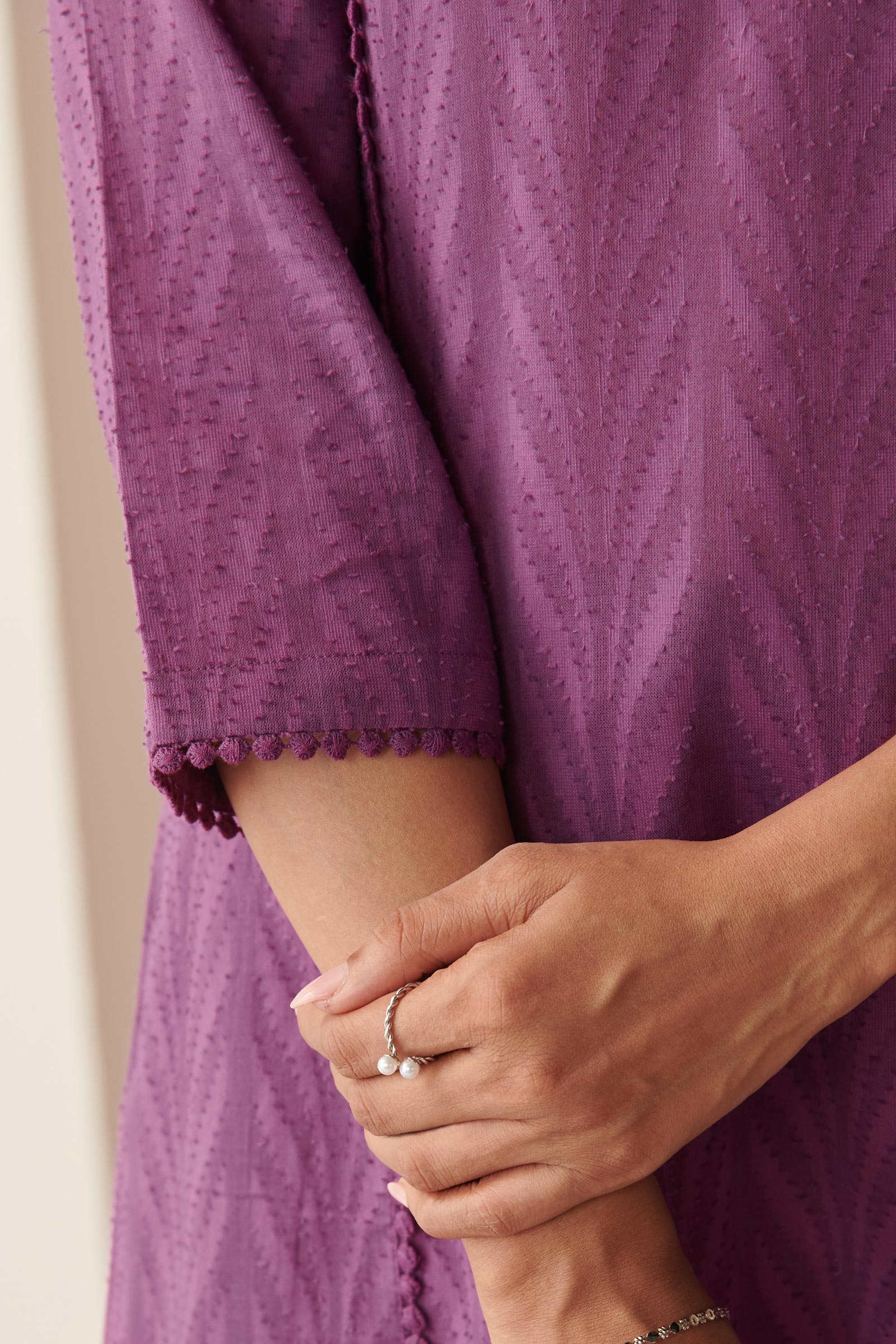 Roza Aasma Mauve Kurta