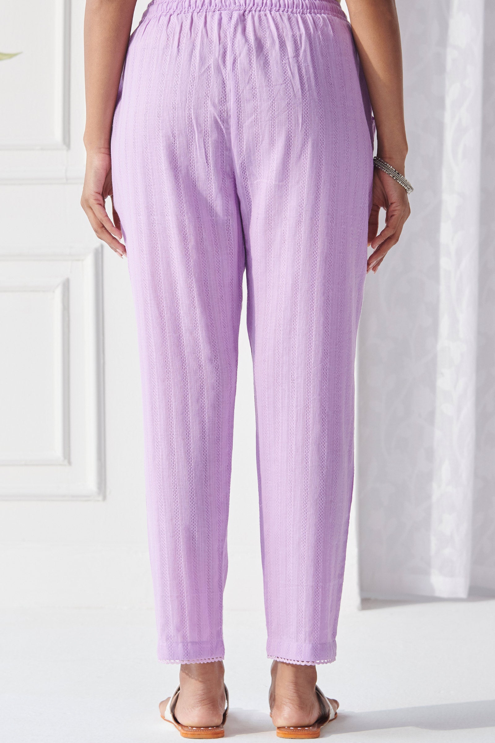 Roza Rumi Purple Narrow Pants