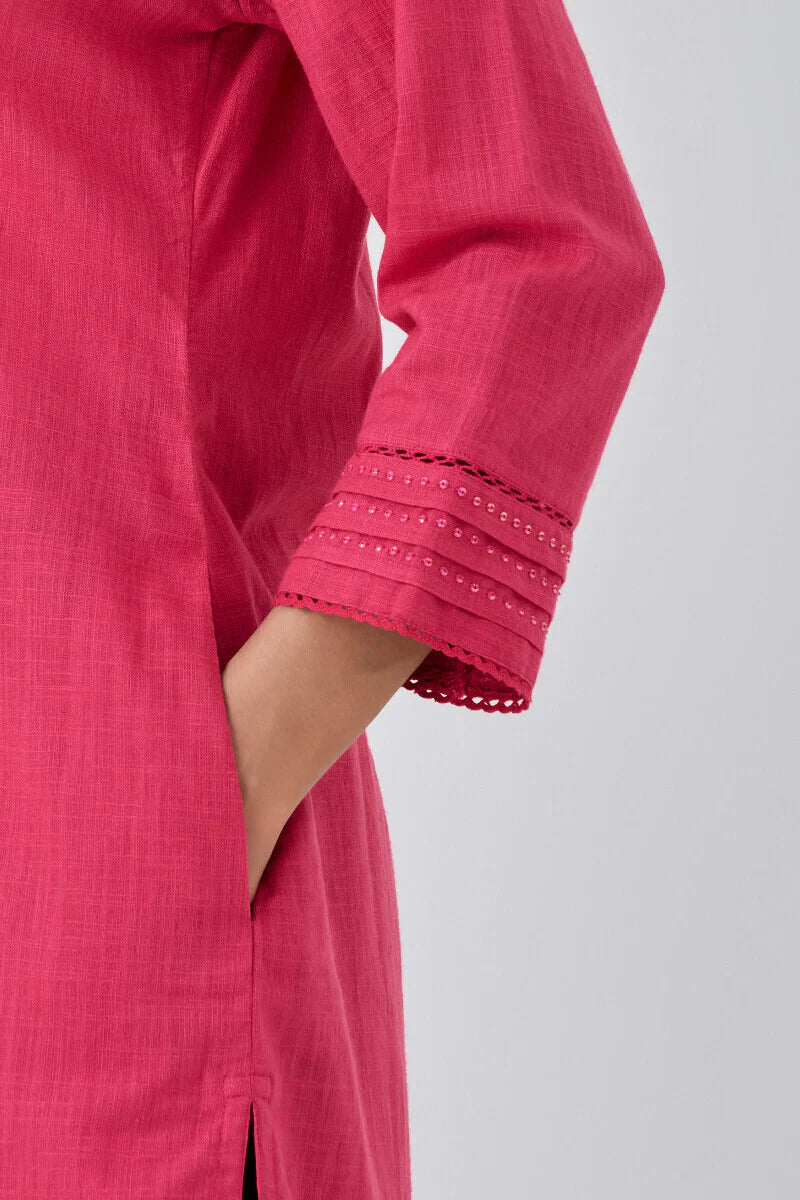 Surplus: Roza Seerat Fuchsia Kurta