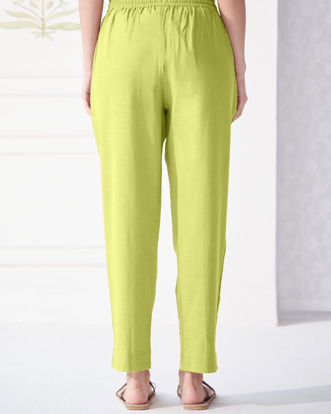 Surplus: Roza Layla Apple Green Narrow Pants