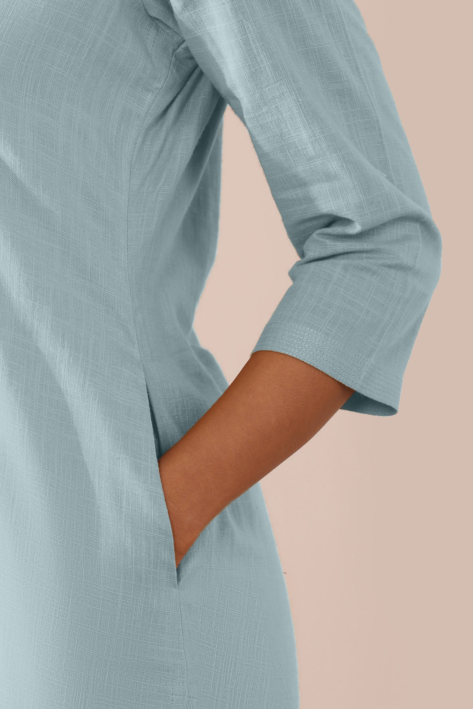 Roza Zehna Blue Kurta