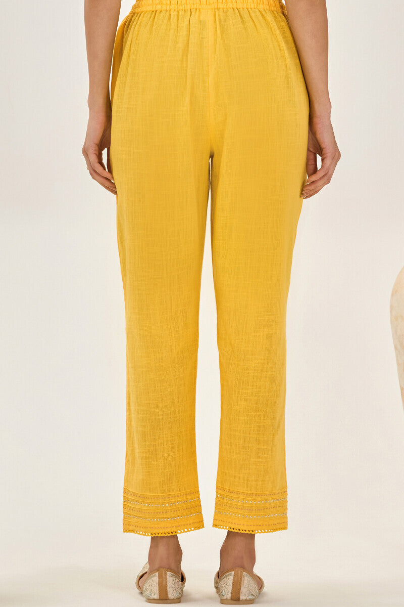 Roza Zara Yellow Narrow Pants