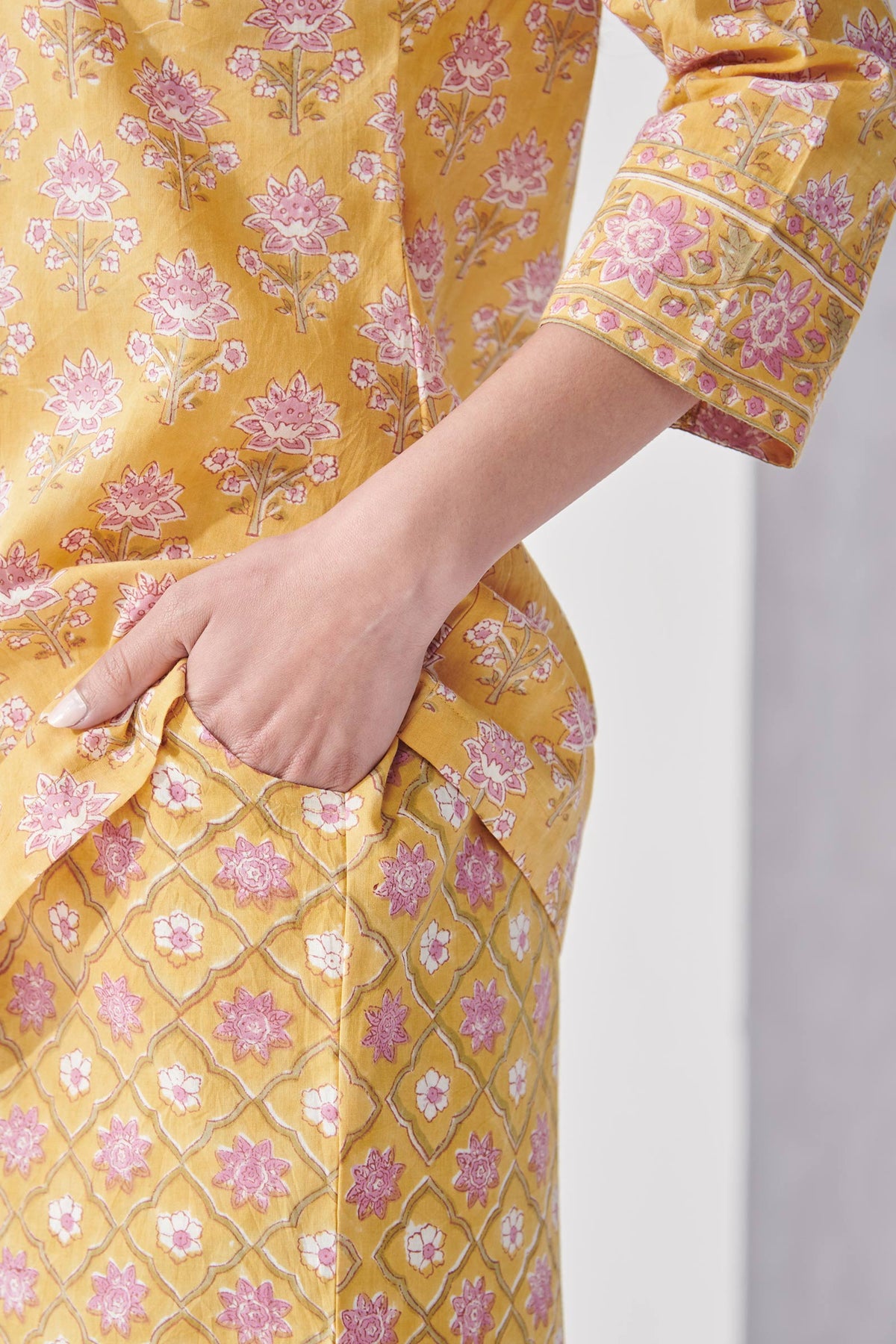 Gulbahar Zunaira Sanganeri Co-Ord Set