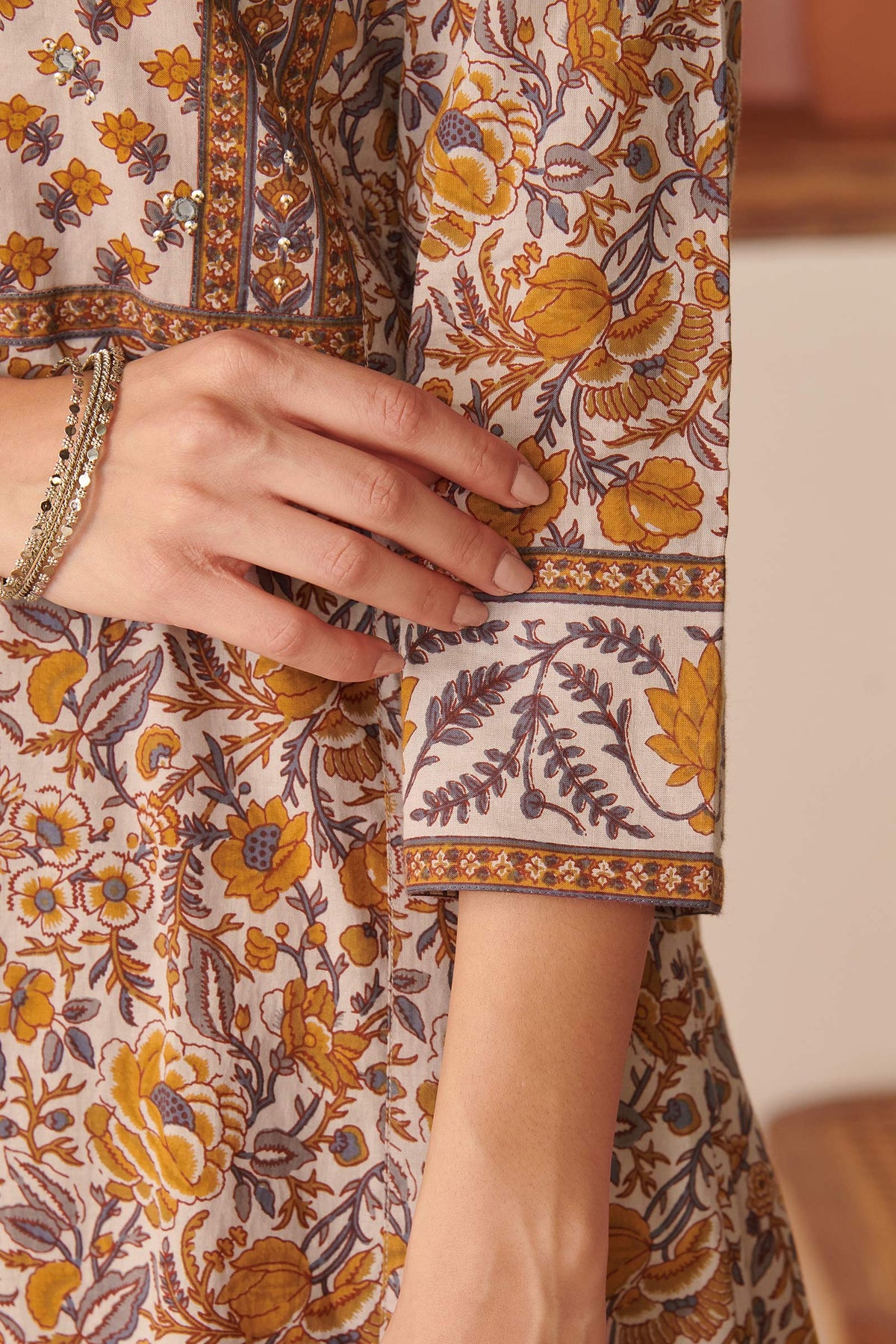 Gauhar Zafiya Sanganeri Kurta