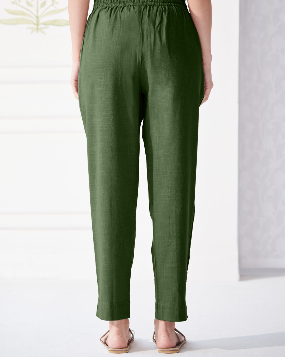 Roza Tara Forest Green Narrow Pants