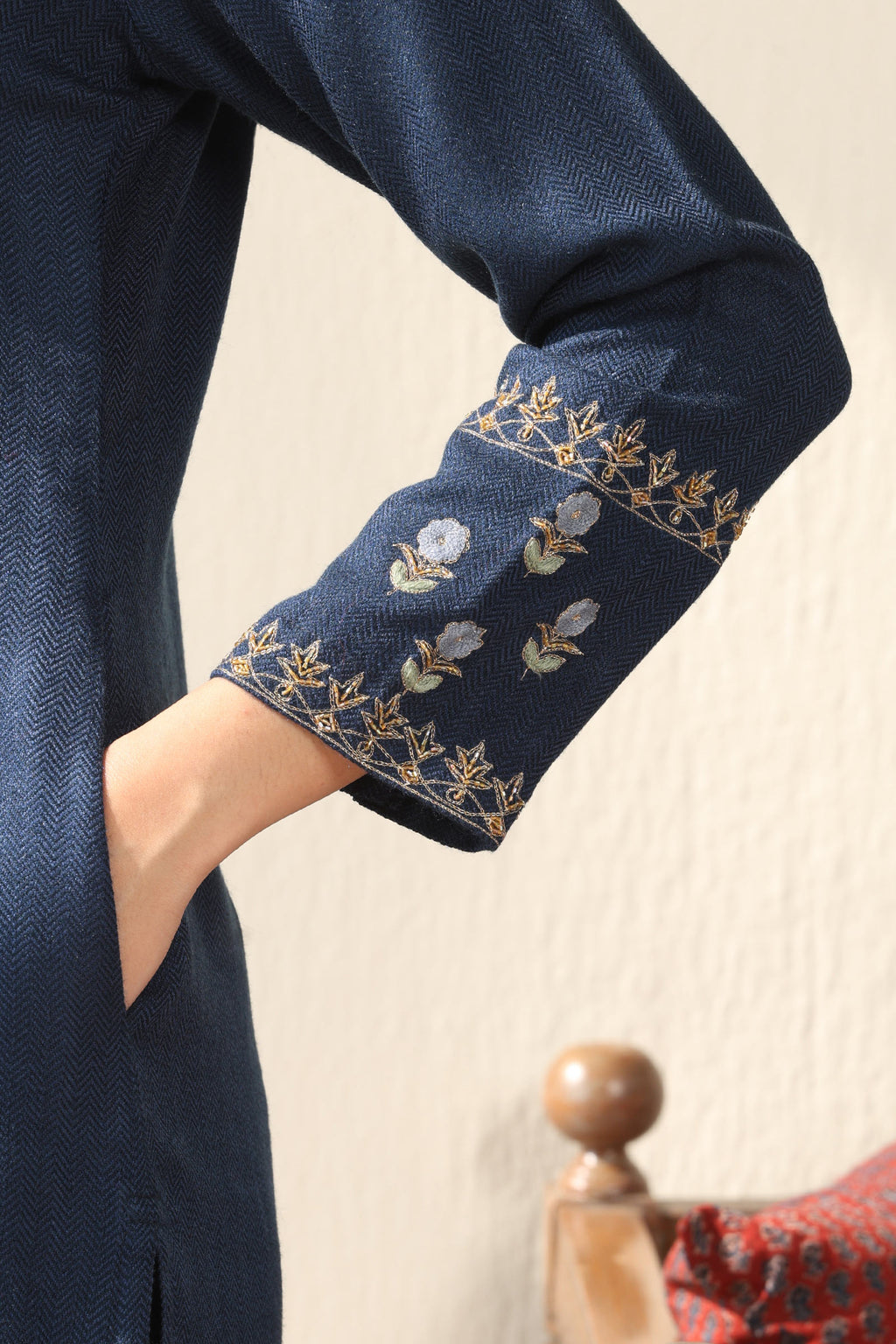 Naadirah Gulnaz Faux Wool Kurta